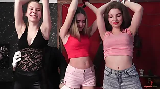 Tickletherapy - Tickling Of 3 Suspended College girls