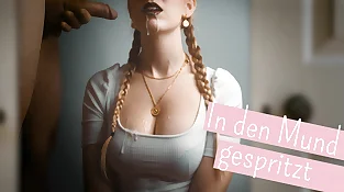 jerked off gigantic spunk in her mouth - clothedpleasures