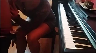 masturbates in piano lessons caught by schoolteacher I have to deepthroat him off.