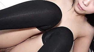 Prominent Japanese beauty, ultra-cute but gigantic fuckbox with stud beef whistle jammed and facial pop-shot uncensored black hair