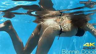 Best puny tightest honey Bonnie Dolce underwater