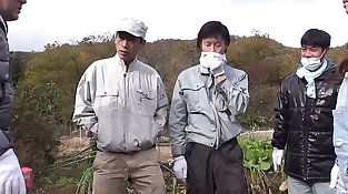 Young Japanese Farmer's Business Trip Ends in Fuck-a-thon with Aged Farmer. Brutish Japanese Fuck-a-thon
